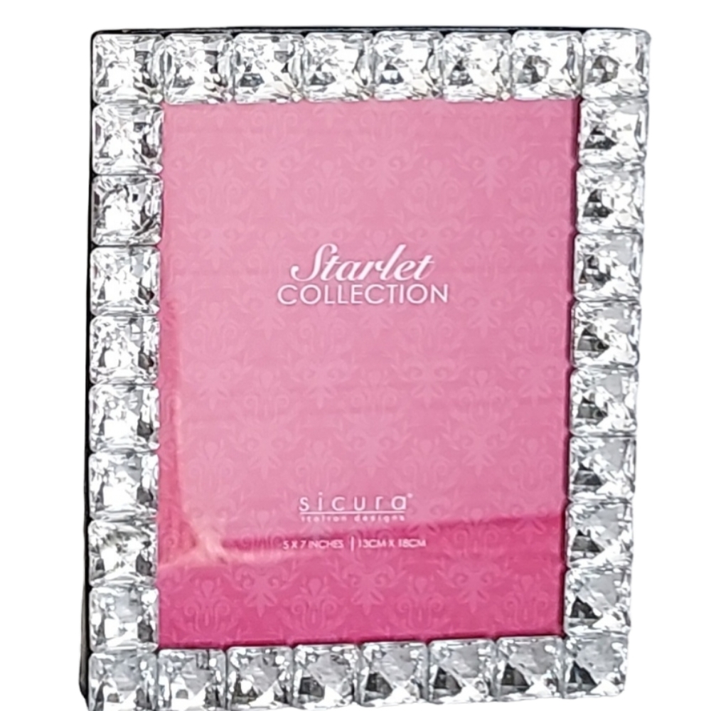 Sicura Italian Designs Embellished Bling picture frame